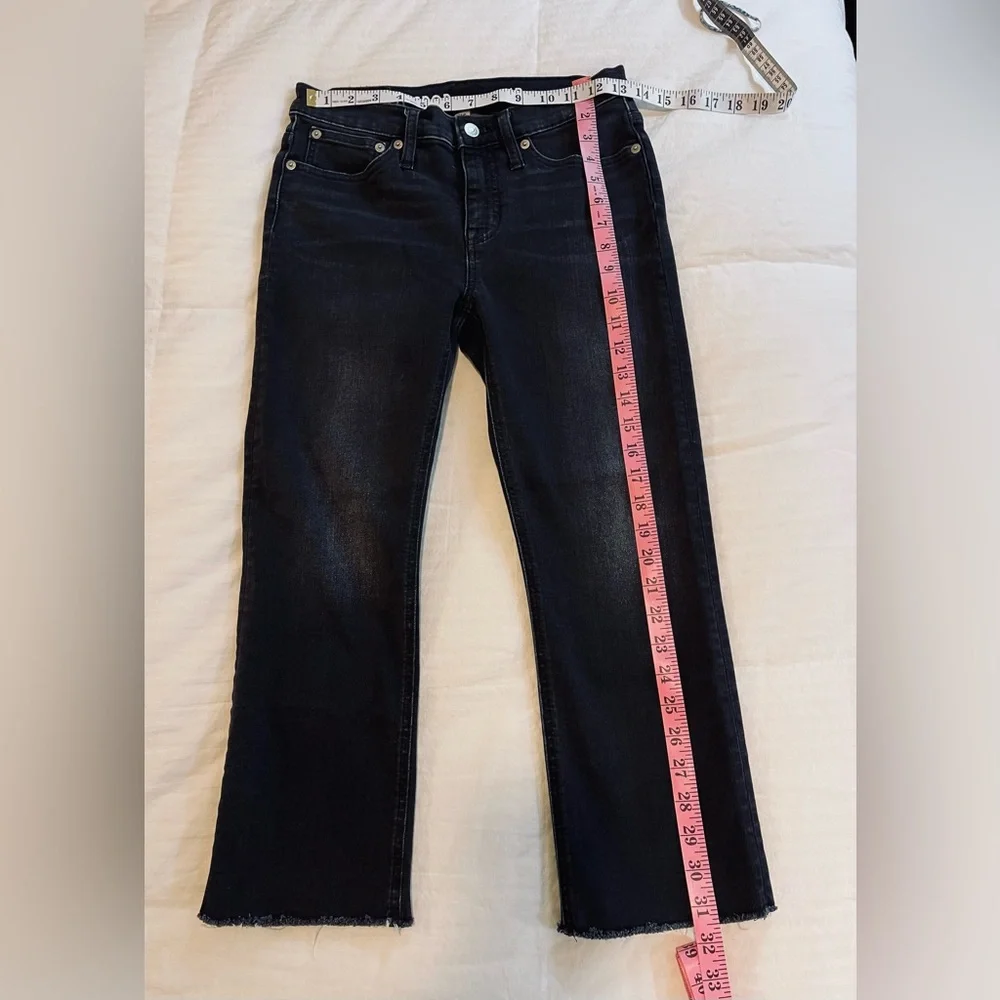 J.Crew Women's Black Demi Crop Boot Jeans 26P - Picture 7 of 9